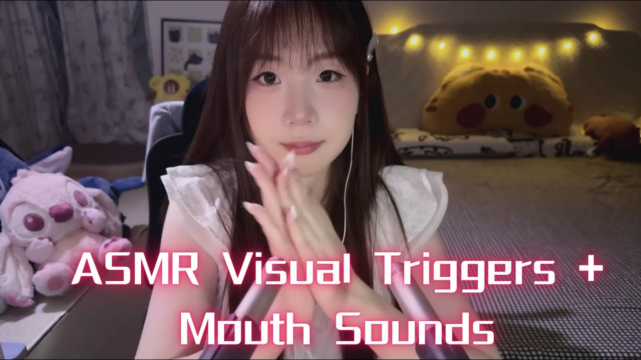 ASMR Visual Triggers + Mouth Sounds | Relax & Sleep Fast