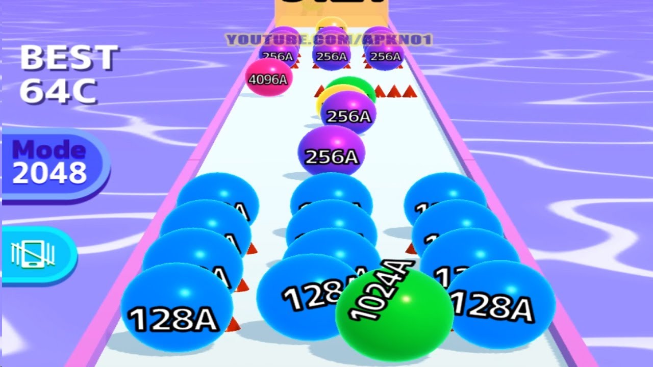 BALL RUN 2048 INFINITY EPIC GAMEPLAY ANDROID IOS #1