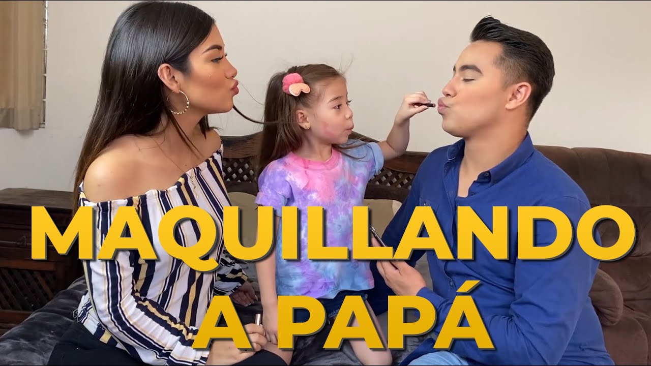MAQUILLANDO A PAPÁ | Los Niño - Sofia Donoso, El Javetas, Blanchelle