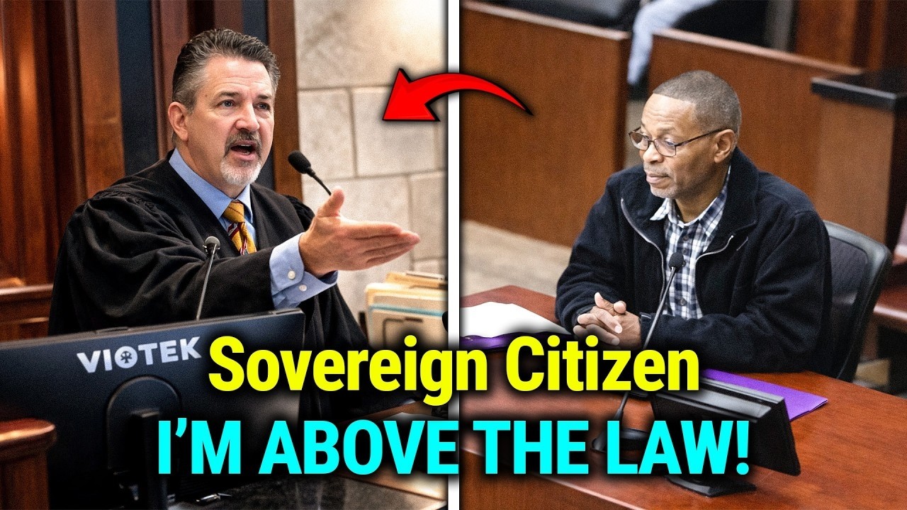 Sovereign Citizen Claims Court Has “No Jurisdiction” — Judge Instantly Shuts Him Down