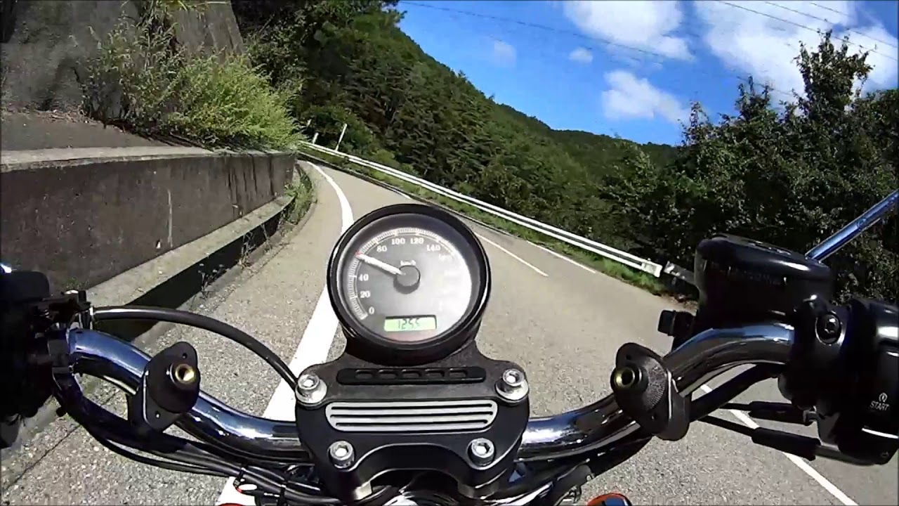 XL883ツーリング気分＜ゆったり峠道を行く①＞ハーレースポーツスター POV