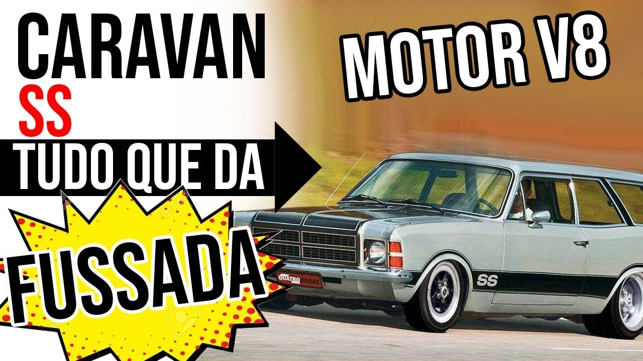 CHEVROLET CARAVAN COM MOTOR V8