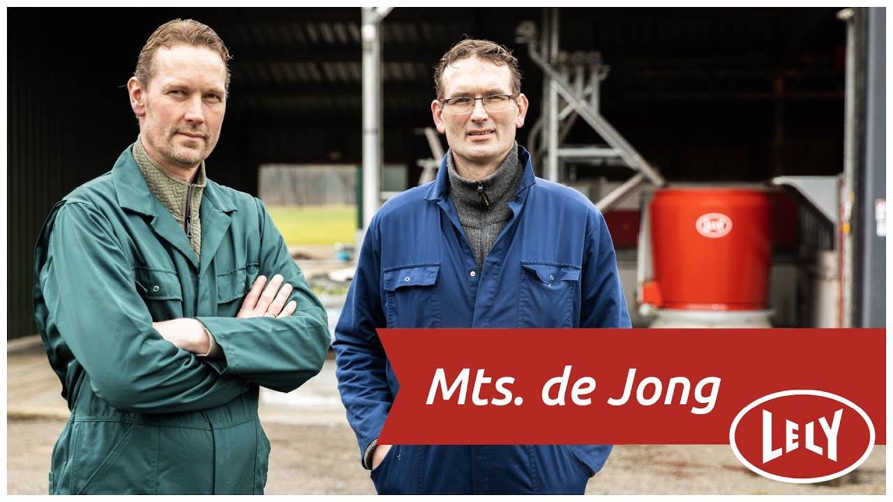 Jan Willem en Everhardus de Jong, Veenhuizen - Lely Vector, automatisch voersysteem