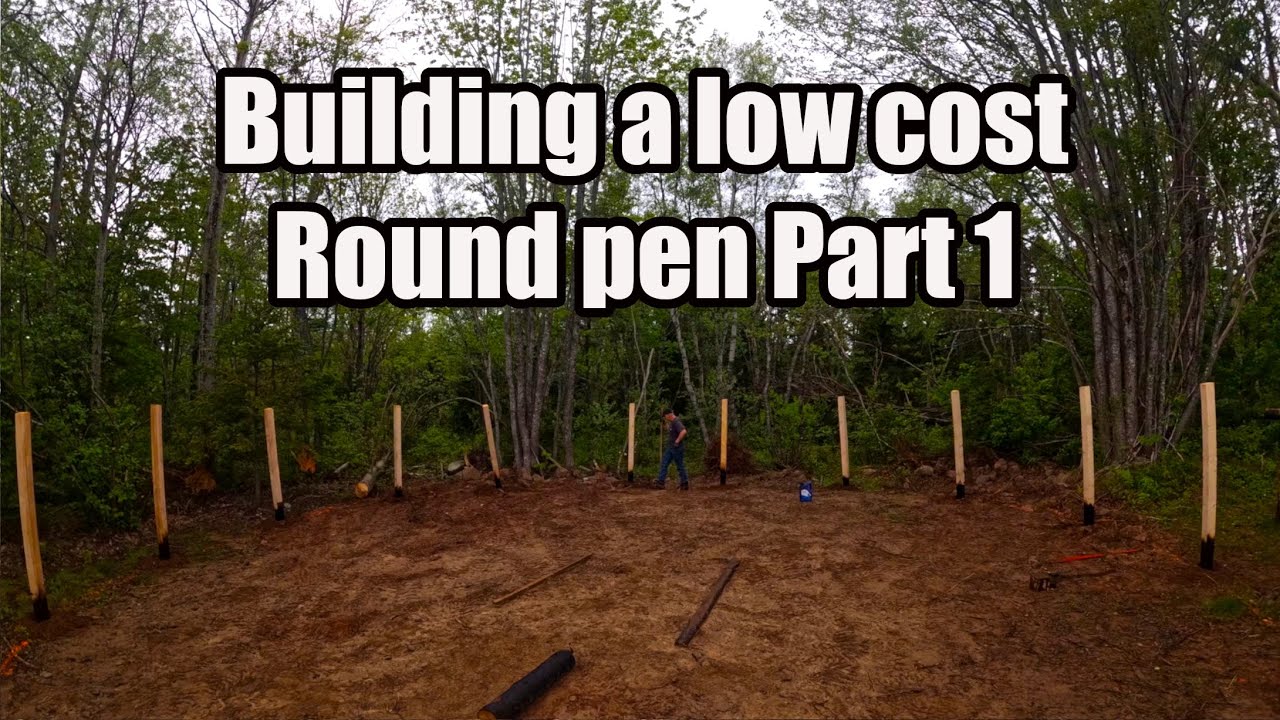 Don’t Buy One—Build Your Own Round Pen Like This!  Part 1