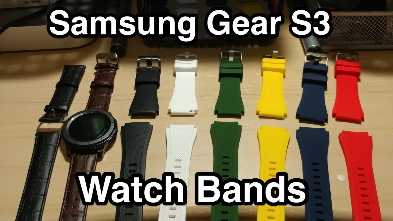 Watch bands for Samsung Galaxy Watch 3, Galaxy Watch, Gear S3 Frontier, Gear S3 Classic