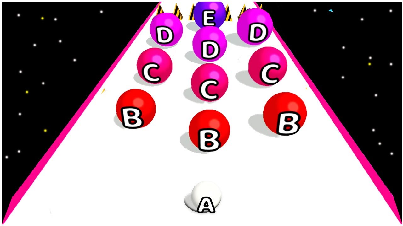 A-Z Run - alphabet Ball ABC run - Levels 1-12 (Android)