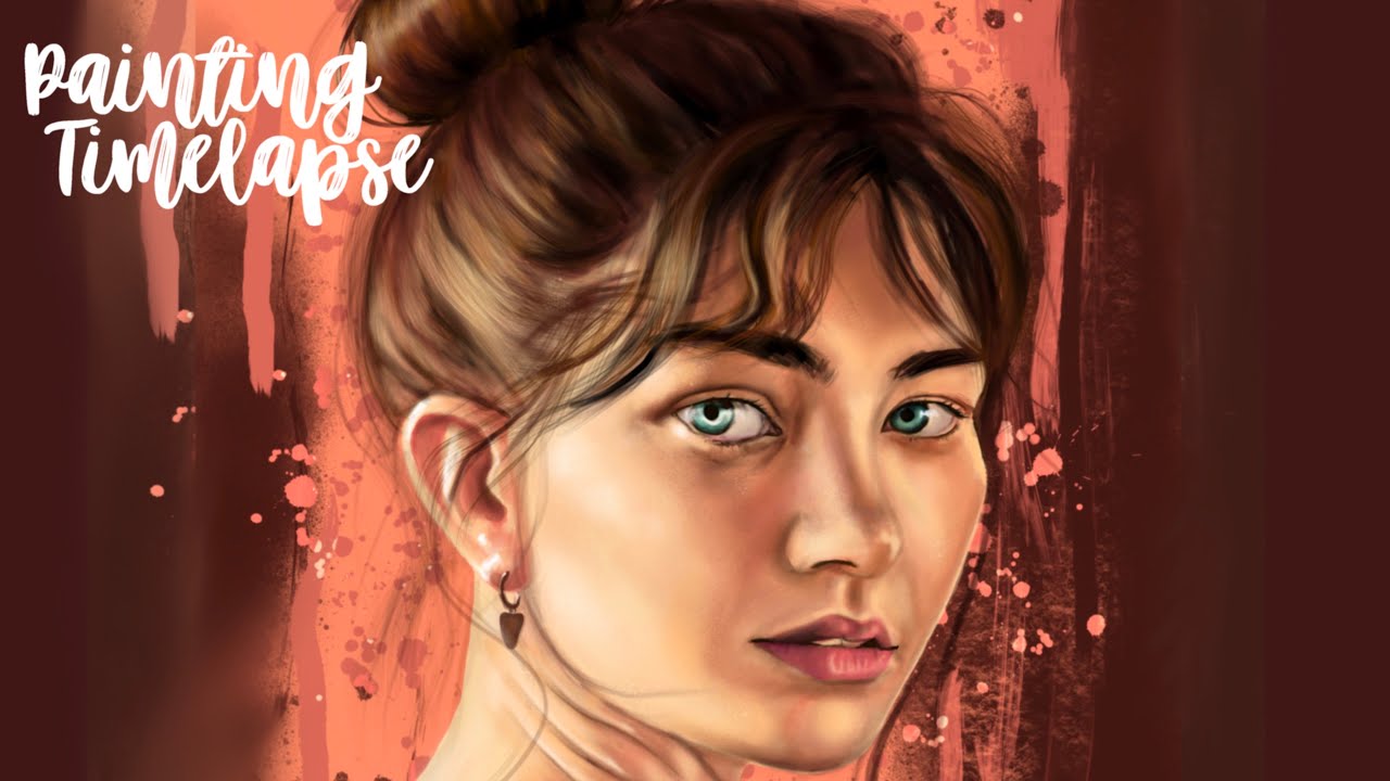 Realistic Digital Portrait Painting | Procreate Painting Process