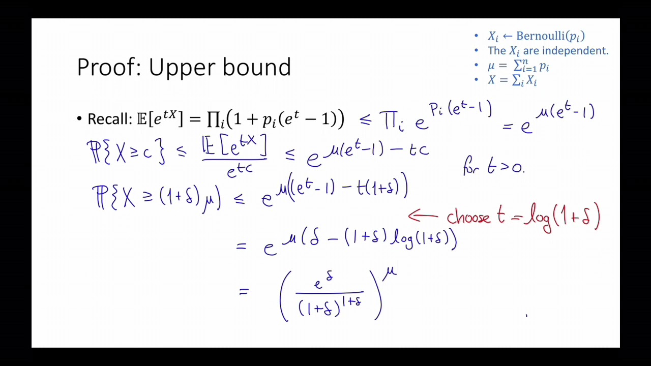 Class 5, Video 2:  Chernoff bounds