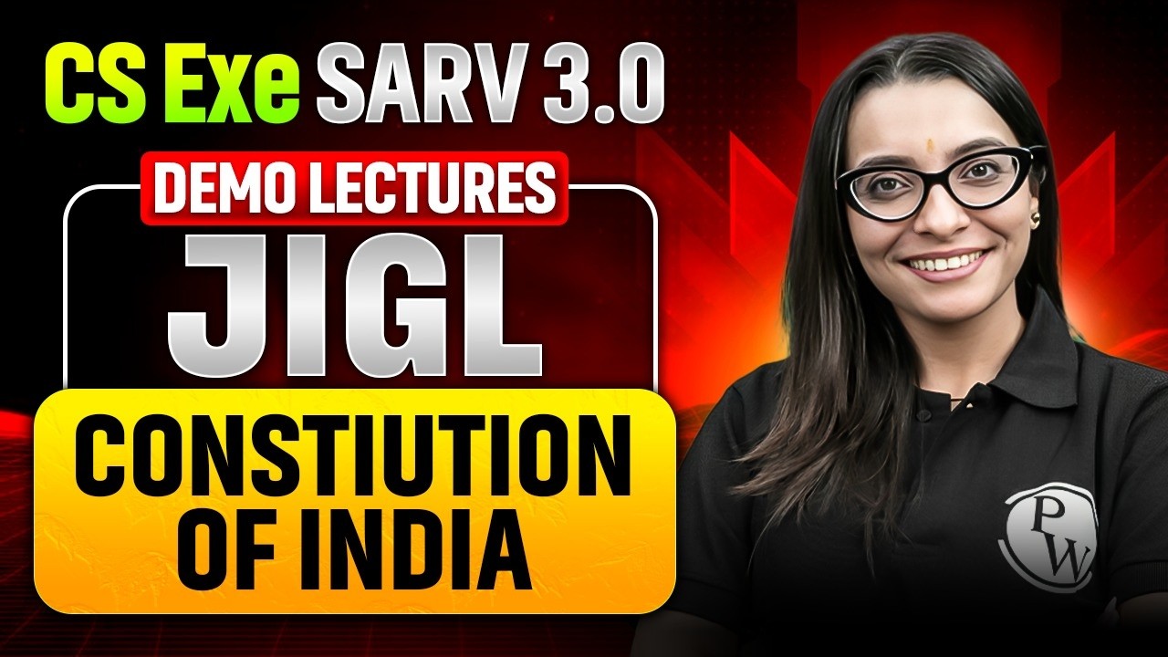 JIGL Demo Lecture 🔥 | CS Executive December 2026 / June 2027 | Shivani Miglani