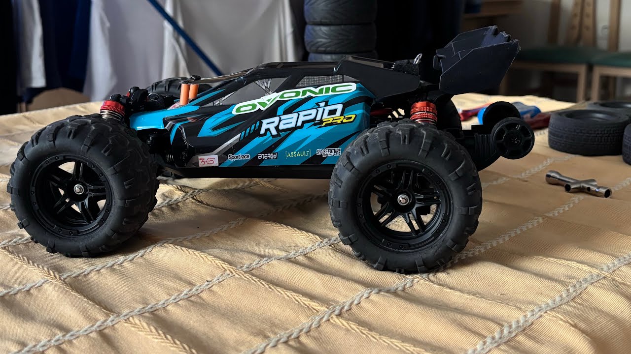 Nuevo setting y nuevos neumáticos de 80mm de diámetro. Probamos tracción y velocidad