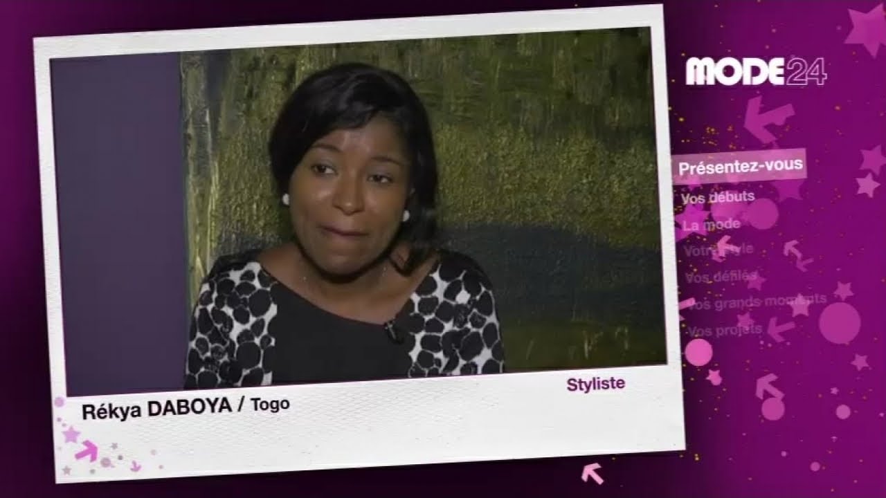 MODE 24 - Togo: RÉKYA DABOYA, Styliste