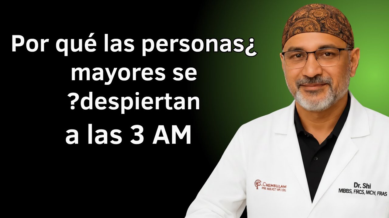 Despertar a las 3 a. m. en mayores: qué significa para la salud y el sueño | Dr. Pradip Jamnadas