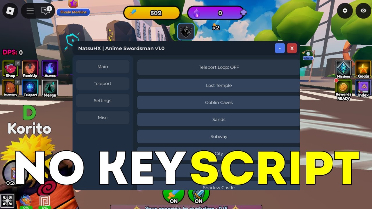 Anime Arise Evolution script – (Auto Loop, Auto Farm)