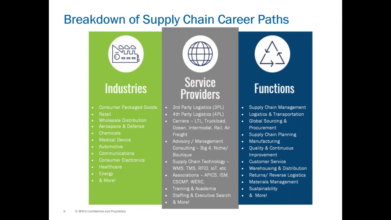 Understanding and Navigating the Various Career Paths in Supply Chain