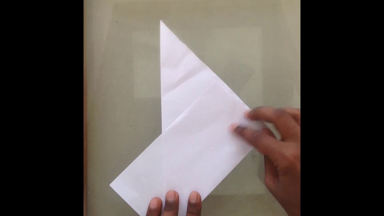 How to tear a piece of paper correctly using only your hands