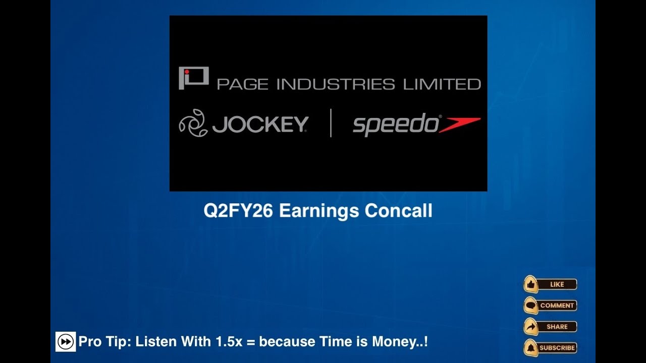 Page Industries Ltd Q2FY26 Earnings Concall