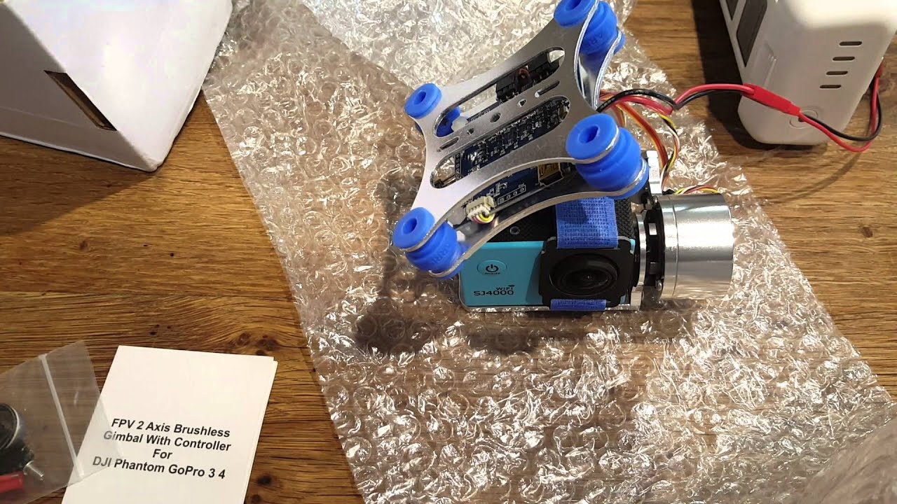 cheap 2d gimbal review  + DIY steady cam for PPC