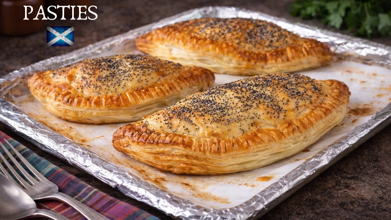 Pasties | Chicken, Ham & Leek Hand Held Pies | Easy Recipe :)
