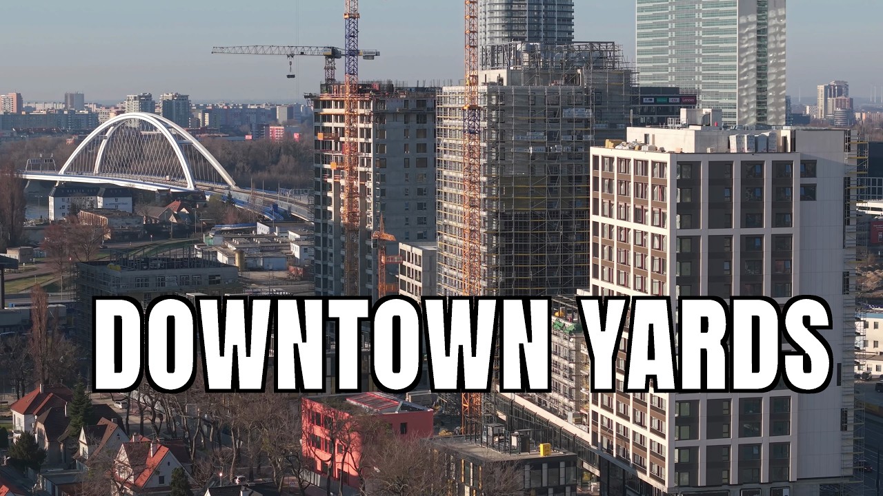 Downtown Yards – Bratislava 4K Drone | Construction Update