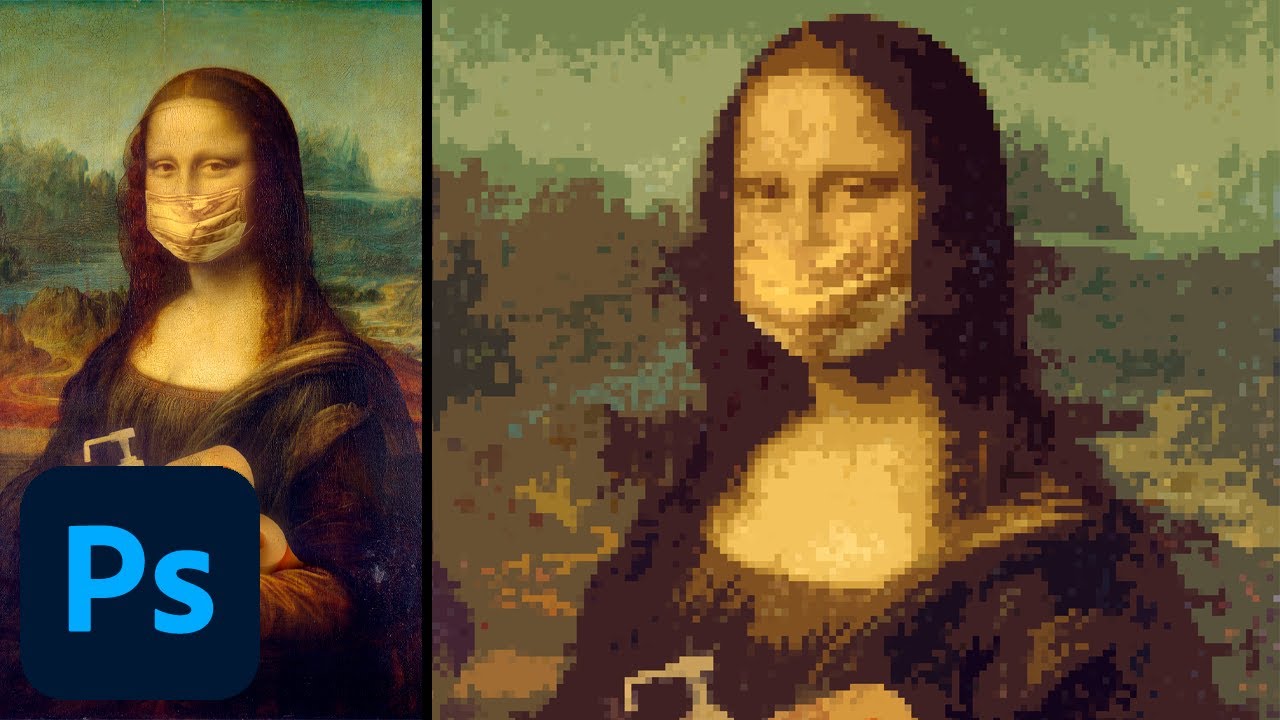 Efecto PIXEL ART/ 8-BIT a imagen con Photoshop 2021