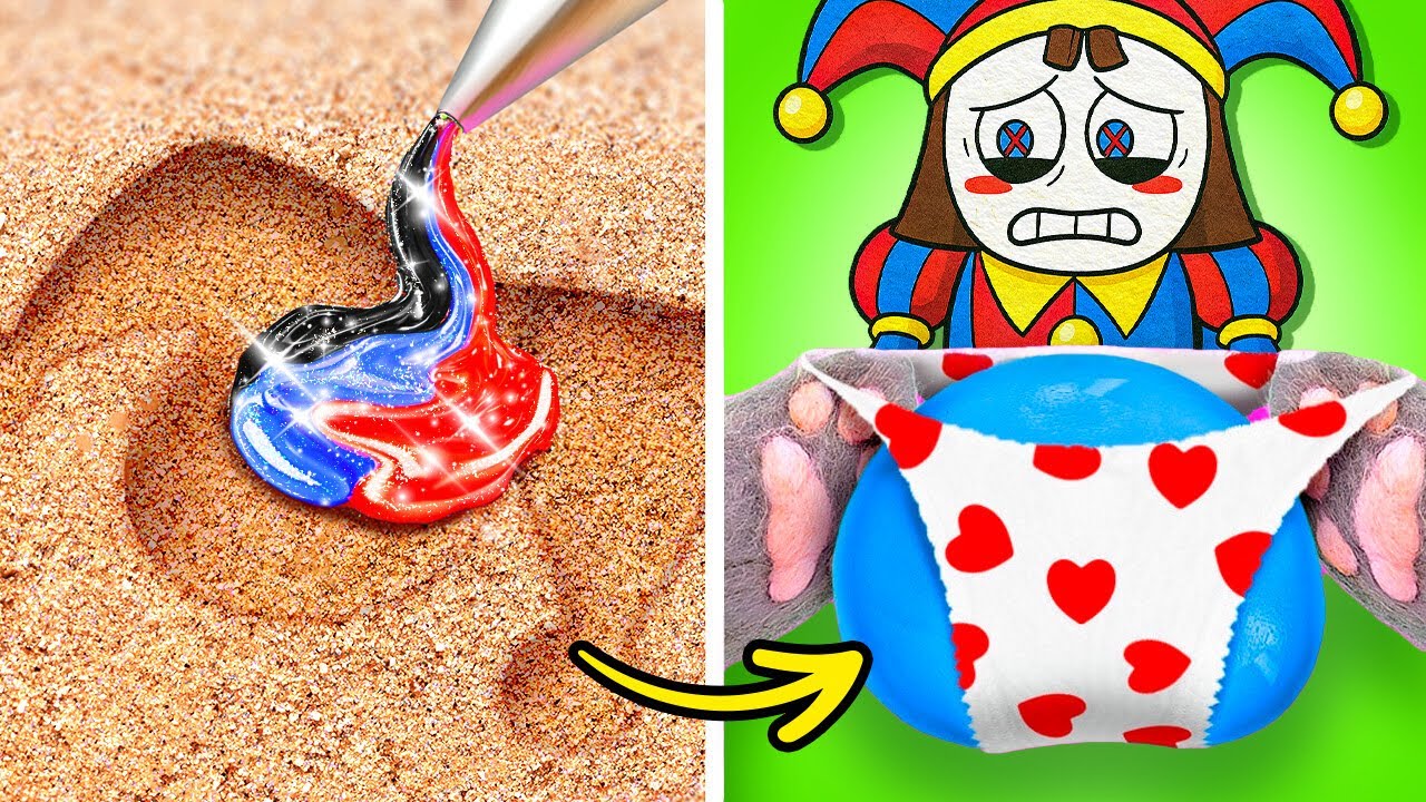 Создай Помни в песке! 🏖️🎪 Потрясающие бумажные лайфхаки и поделки своими руками ✂️🎨