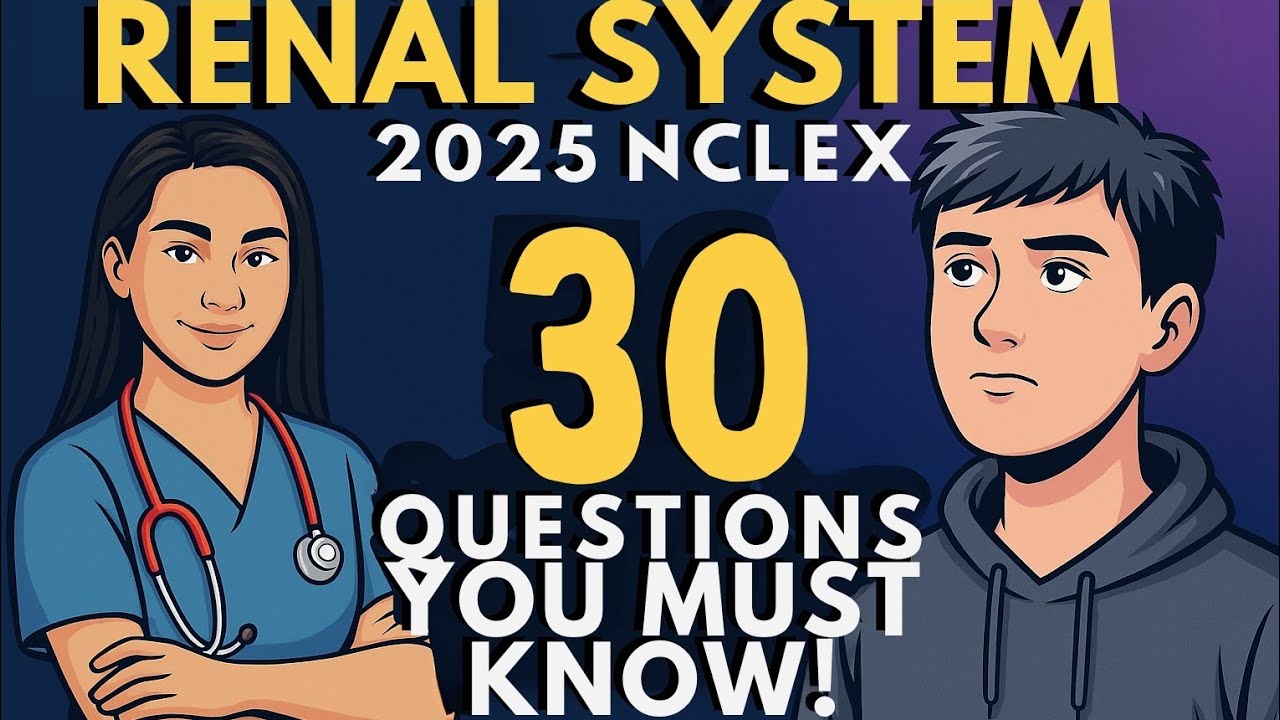 Renal System 2025 Nclex questions | Nclex strategies #2025 #nclex #viralvideo #education #explore