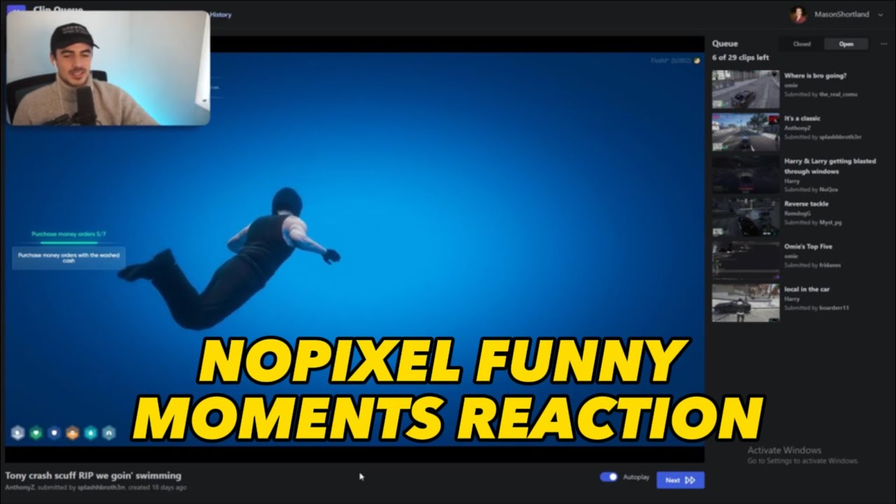 Mason Reacts to Hilarious GTA RP Moments | NoPixel GTA Roleplay