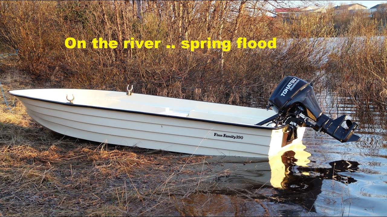 Boat Trip On The Kautokeino River .. Lots Of Water .. Spring .. Northern Norway