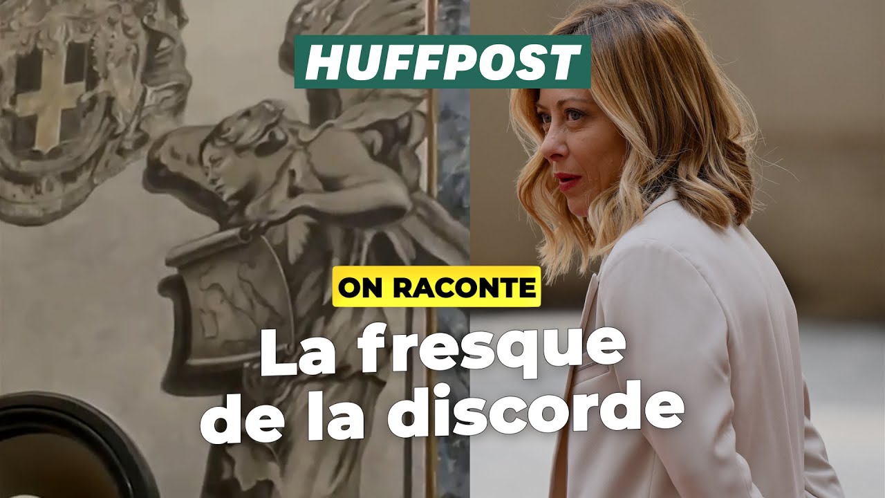 À Rome, une fresque rénovée montrant un ange au visage de Meloni fait polémique