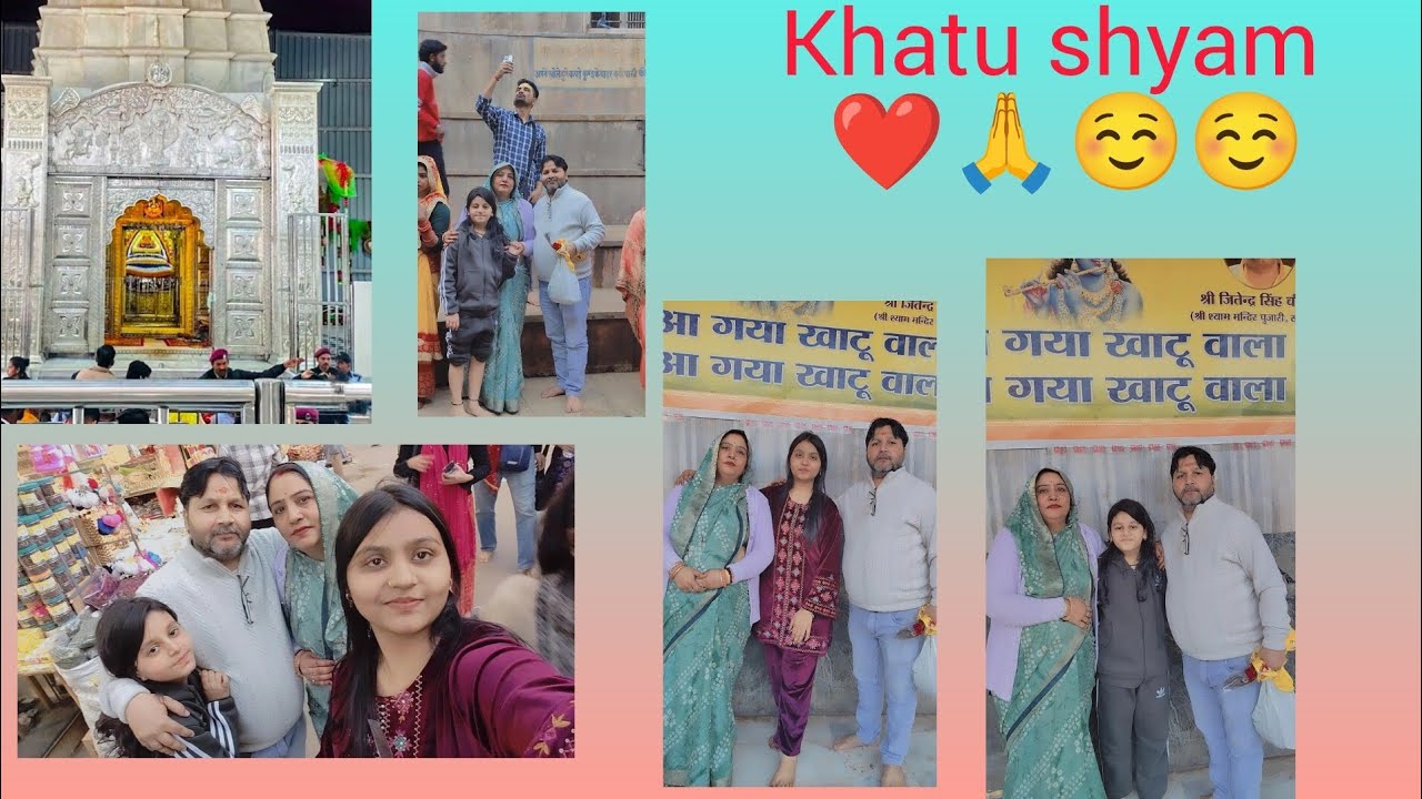 Khatu shyam vlog / Shyam kund / nandani kavya vlogs 