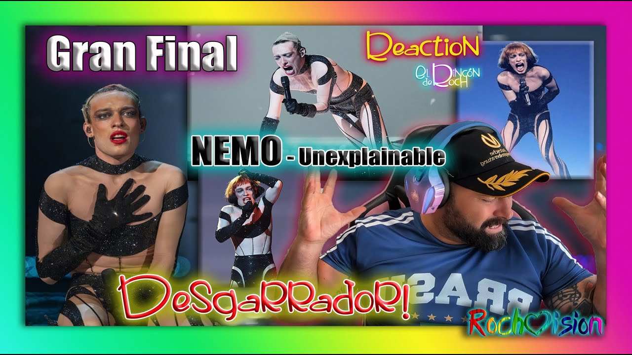 REACTION - Nemo - Unexplainable  Grand Final   #eurovision2025    #UnitedByMusic ​#nobinario