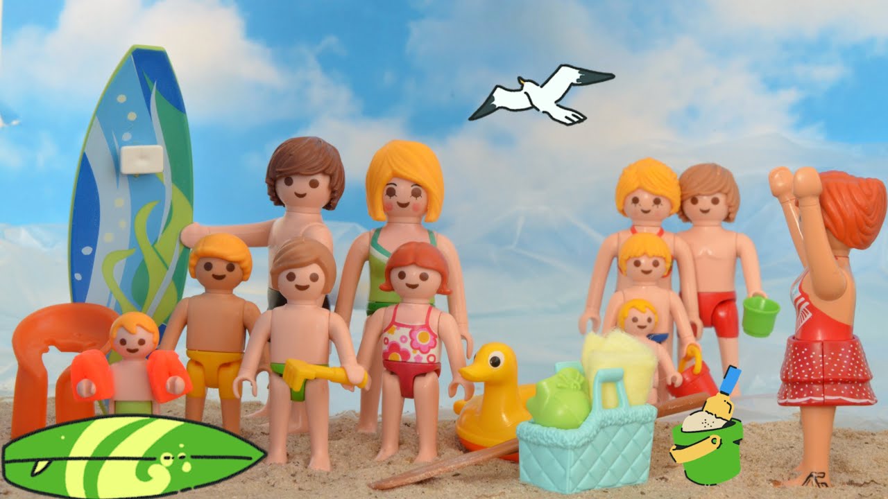 Playmobil Film deutsch Am Strand mit Feuerwerk| Familie Spielwelt auf Teneriffa Teil 2
