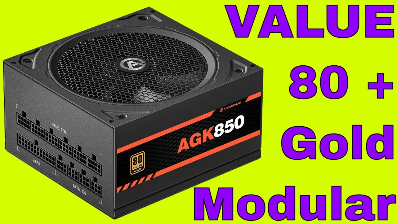 VALUE PSU! 🔥 ARESGAME 850W Power Supply: Modular 80+ GOLD PSU - Unboxing And Review! (AGK850)