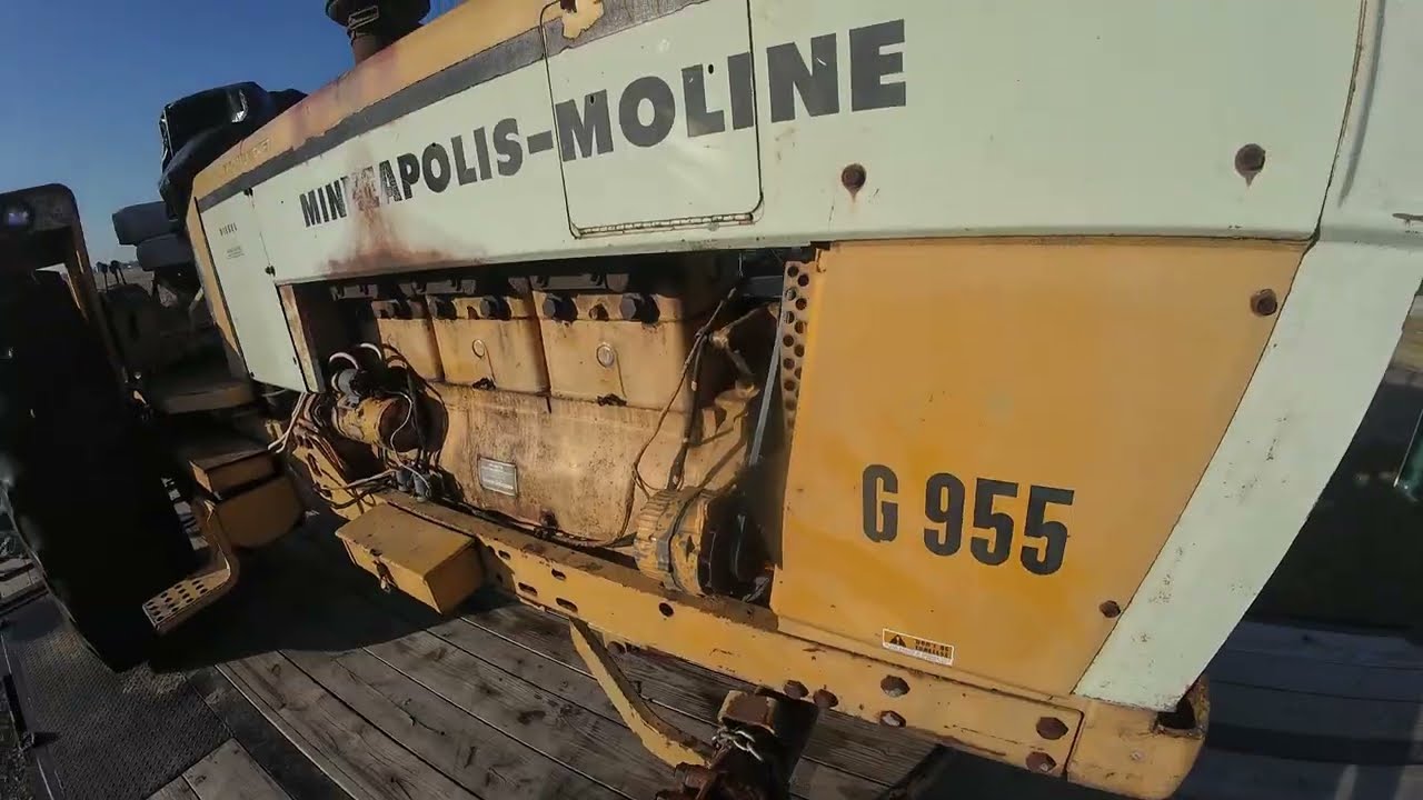 Заклинил стояночный тормоз Minnepolis Moline G955?
