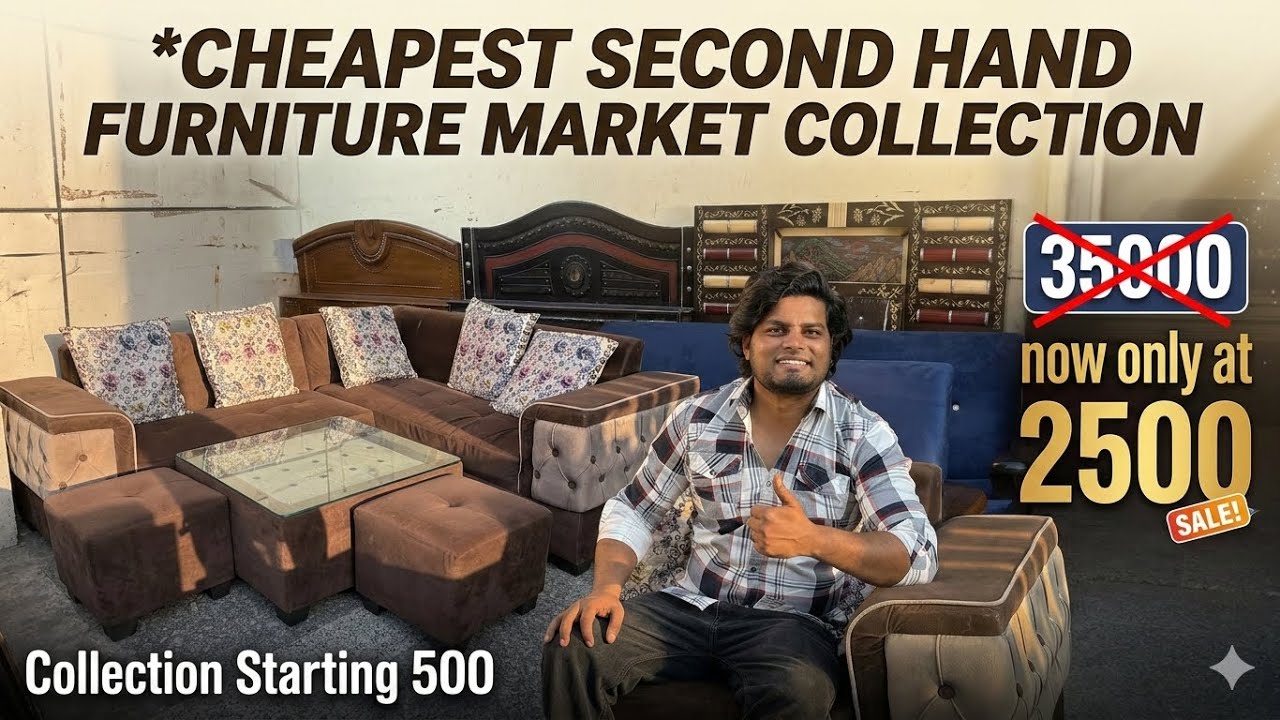 Cheapest Used Furniture Market Delhi | Starting only 500 #usedfurniture #furniture #delhimarket