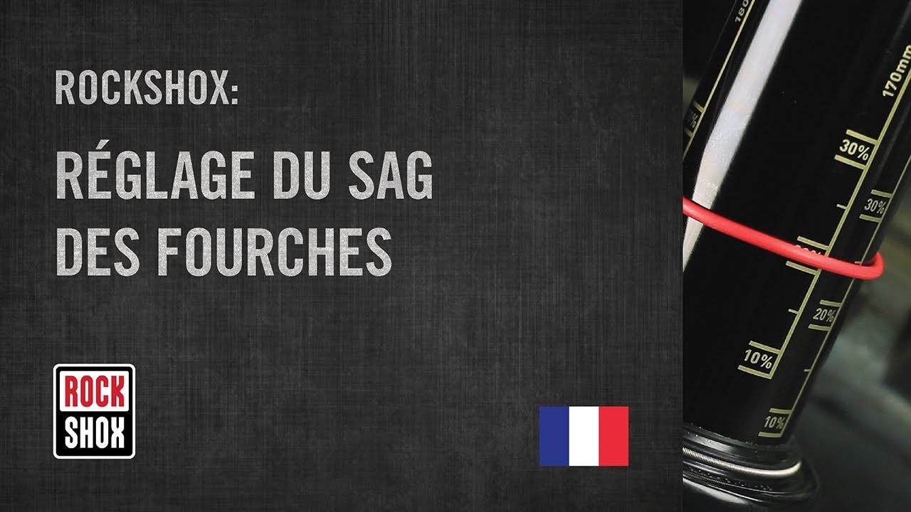 ROCKSHOX: Réglage du sag des fourches