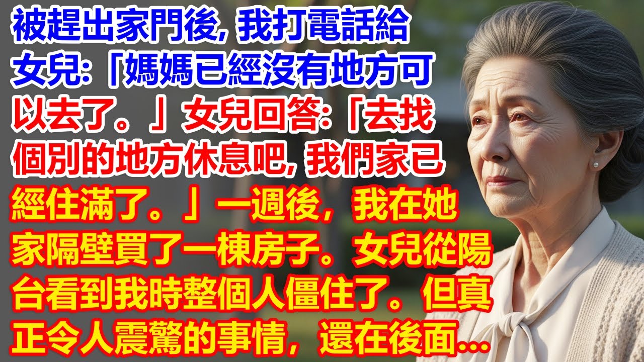 【我64歲】我對女兒說：「媽媽被趕出家門了，哪裡都去不了。」沒想到女兒回我：「去中途之家吧，我家已經住滿了……」
