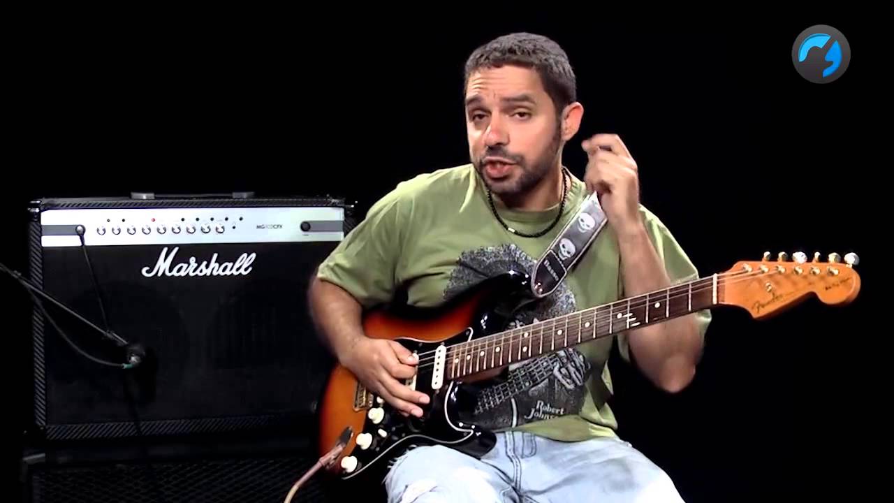 Tétrades no Blues (aula técnica de guitarra)