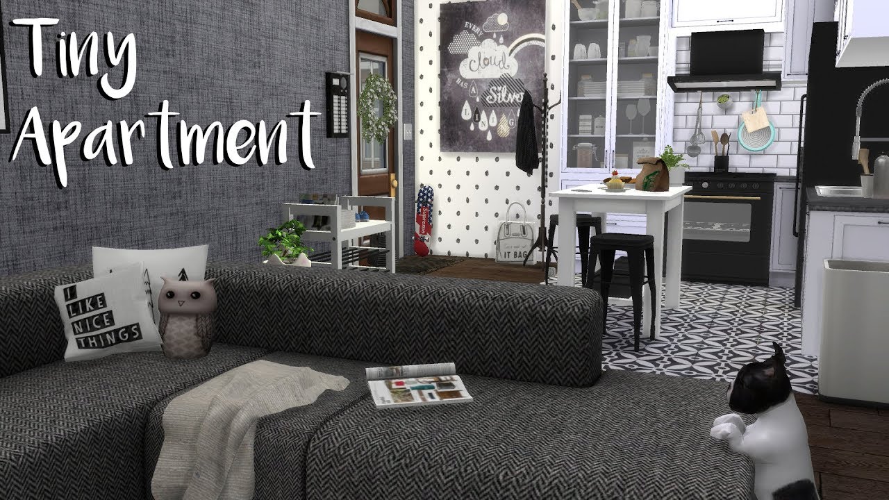 The Sims 4: Speed Build- TINY APARTMENT
