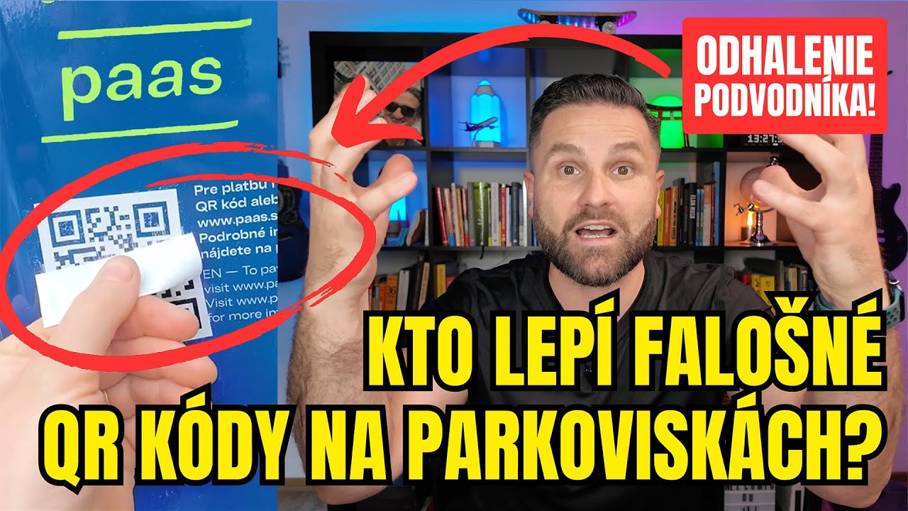ODHALENIE PODVODNÍKA S FALOŠNÝMI QR KÓDMI NA PARKOVISKÁCH V BRATISLAVE