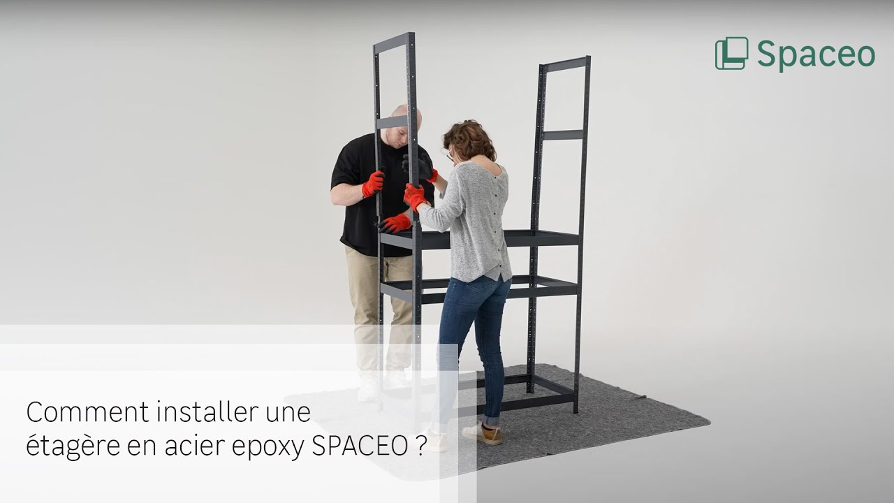🔨 TUTO - Comment installer une étagère en acier epoxy SPACEO ?