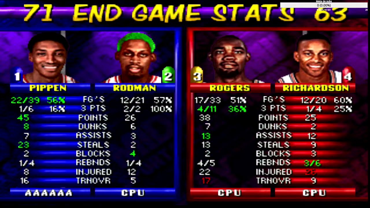 Геймплей NBA Hangtime для Nintendo 64 #nba #n64games #gameplay