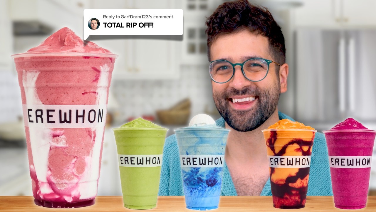 I Tried Every EREWHON Smoothie