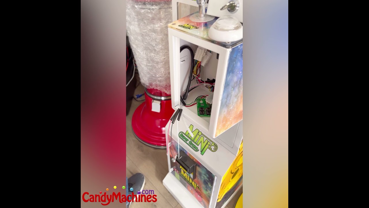 How to install a Nayax Touch credit card reader on a Mini Crane Vending Machine
