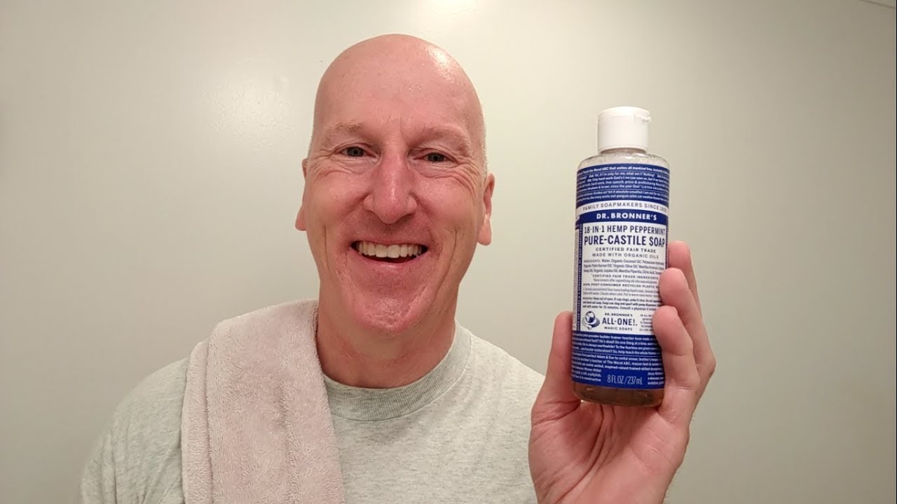 Dr  Bronner's Peppermint Pure Castile Soap