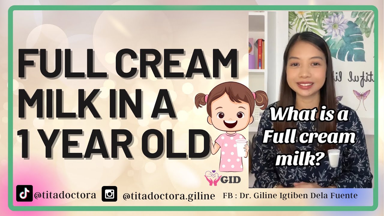 Full cream or Whole milk in Toddlers 👩🏻&zwj;⚕️🥛