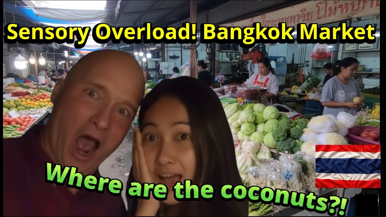 A SENSORY OVERLOAD! 😳 Exploring Bangkok’s Most INSANE Fresh Market 🥬🐟🥥