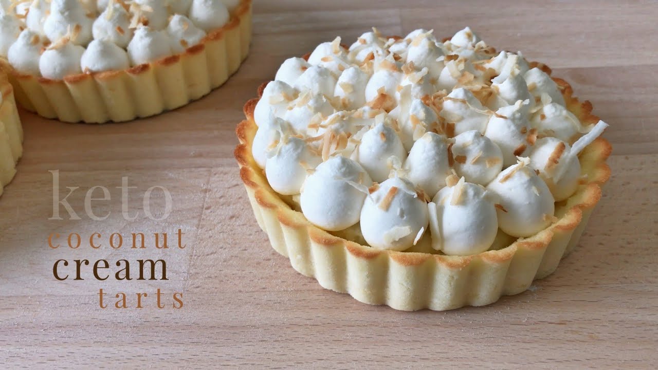 Keto Coconut Cream Tarts