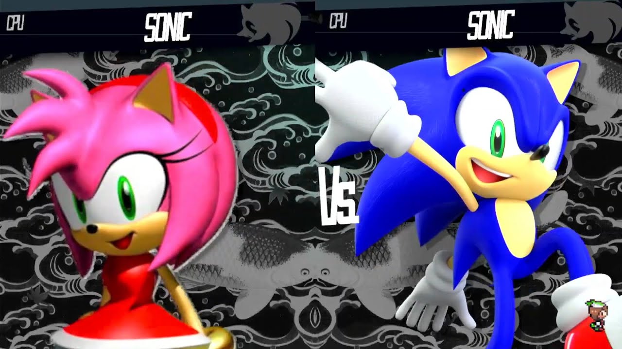 Sonic Vs Amy Round 3 - Requested Smash Bros Battle