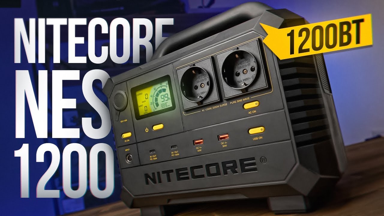 Обзор Nitecore NES1200. Портативная электростанция 1200 Вт для выездных съемок